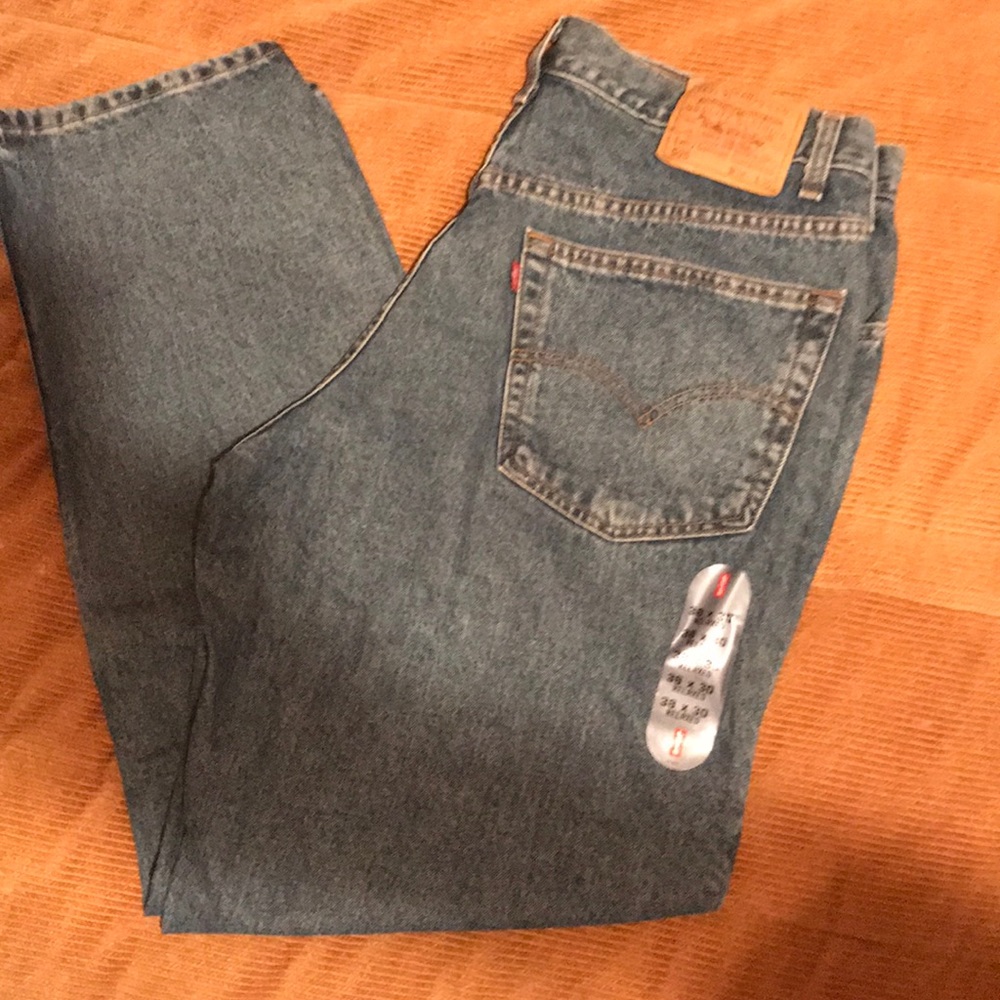 Levi 505 Relaxed Blue Jeans